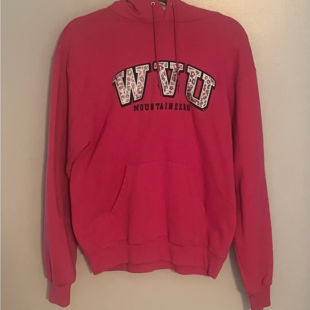 WVU Mountaineers pink Hoodie